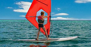 Windsurfing Beginners Lesson at Mont Choisy
