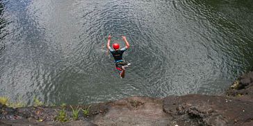 Mauritius trip canyoning tamarind