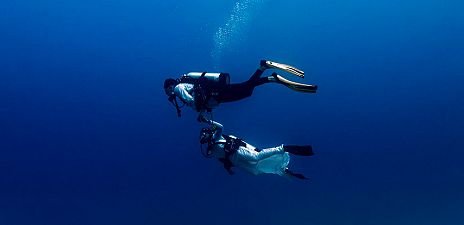 Underwater Scuba Wedding