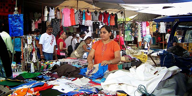 The mahebourg city market