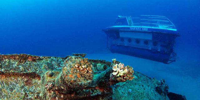 Submarine underwater trip mauritius