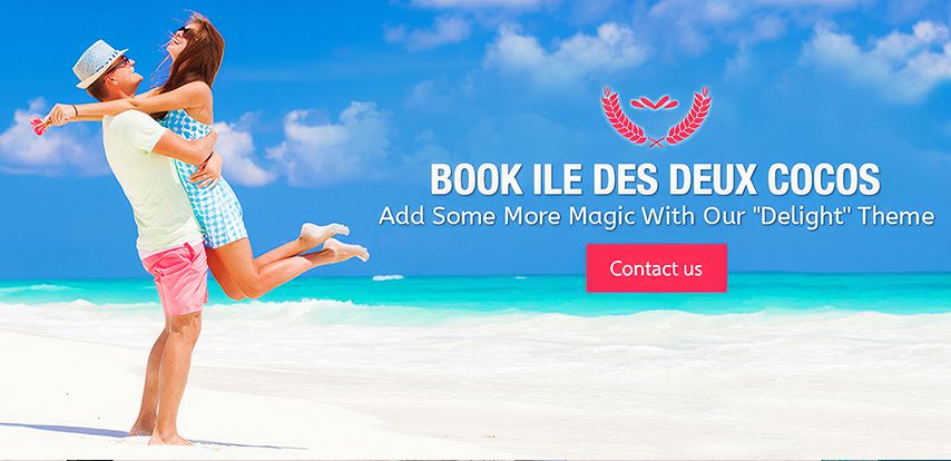 Ile des Deux Cocos Wedding Packages Inclusions