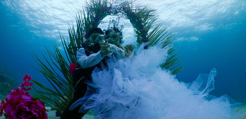 Underwater Weddings in Mauritius